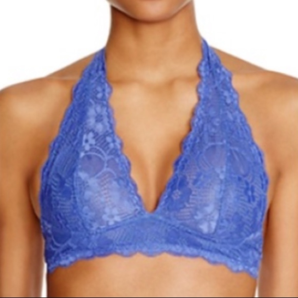 Free People Galloon Lace Halter Bra